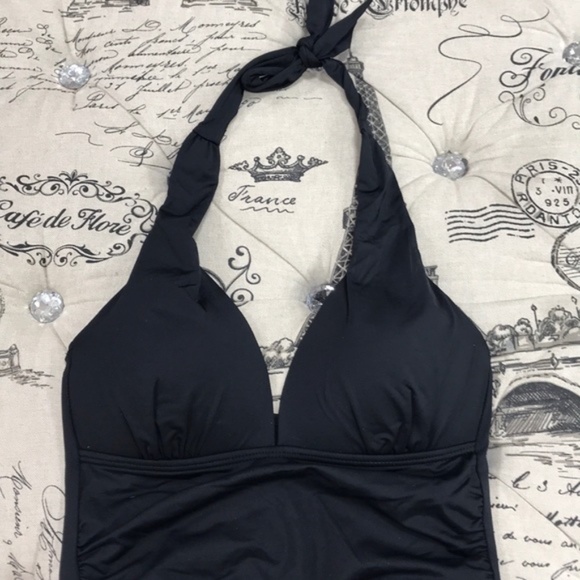 Rachel Rachel Roy Ruched Halter Swim Top - Picture 4 of 6